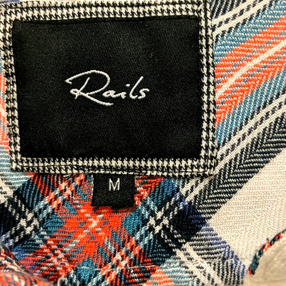 RAILS * CROP HUNTER PLAID BUTTON FRONT - Picture 11 of 13